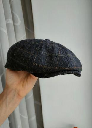 Кепка восьмиклинка heritage traditions хуліганка жиганка 58-60 кашкет картуз stetson harris tweed