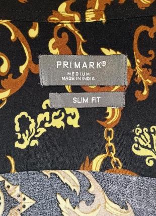 Сорочка primark made in india гавайка шведка віскоза рубашка5 фото