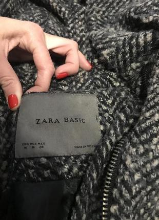 Пальто з поясом zara3 фото