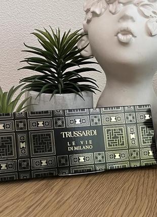 Оригинальный пробник парфюмированный набор унисекс trussardi le vie di milano sample set оригинал набор пробников