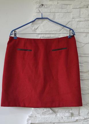 Чудова червона❗ пристрастна 💄 міні-спідниця