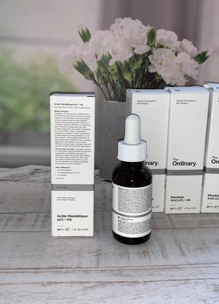 The ordinary mandelic acid 10 ha легкий пілінг з мигдальною кислотою пил2 фото