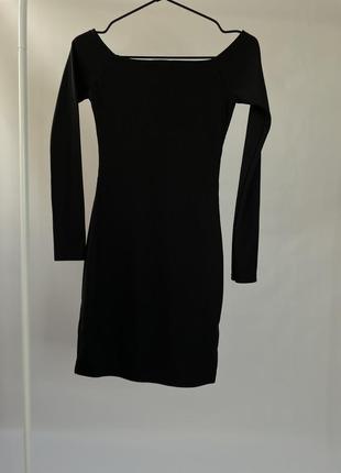 Обтягивающее платье с длинным рукавом черный - boohoo размер - s4 фото