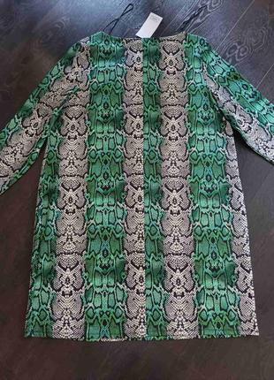 Жіноче плаття футляр, зміїний принт, великий розмір 56-583 фото