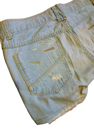 Шорти рвані дірки джинс джинсові3 фото