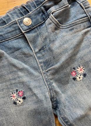 Летние джинсы для девочки 1-2 года2 фото