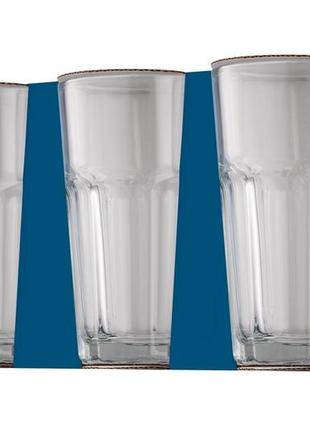 Набір склянок високих ardesto salerno 300 мл, 3 шт. — стакани високі