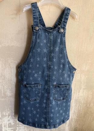 Сарафан джинсовый 5-6 лет m&s