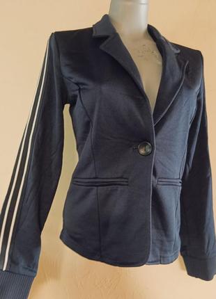 Женский жакет пиджак в спортивном стиле,с лампасами размер м , 44-461 фото