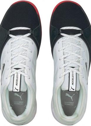 Кроссовки indoor shoes puma accelerate turbo nitro white