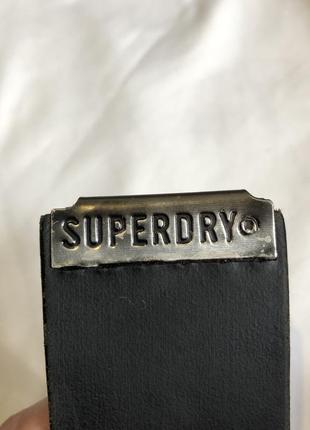 Ремень мужской superdry из кожи8 фото