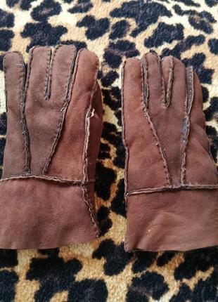 Натуральні дубленчатые рукавички