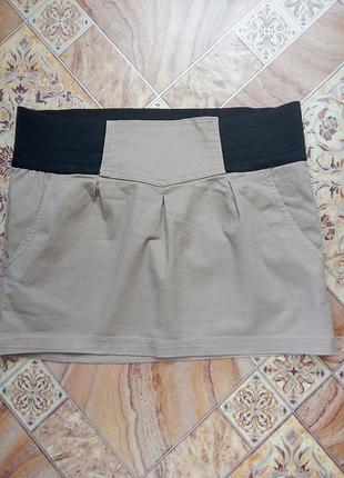 Юбка широкая резинка