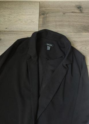 1+1=3!! черная удлиненная накидка пиджак new look3 фото