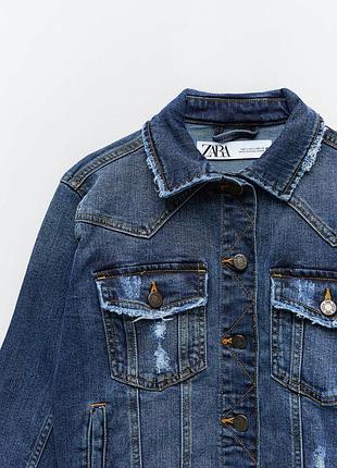 Джинсова куртка zara
