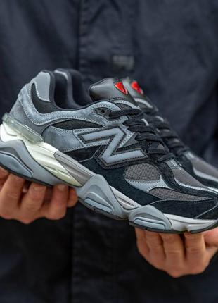 Мужские кроссовки new balance 9060 grey black 40-41-42-43-44-45