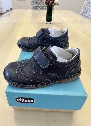 Кожаные туфли chicco, 16 см.3 фото