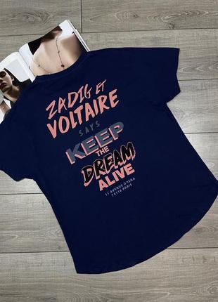 Оригінальна крута оверсайз футболка zadig&voltaire3 фото