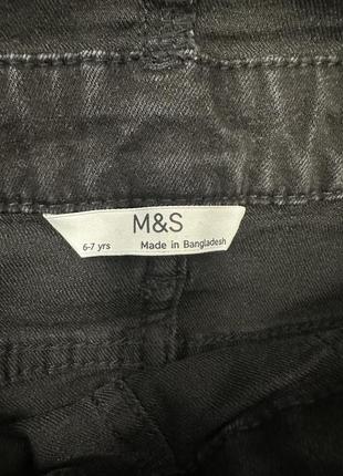 Стильный джинсовый комбинезон m&s, комбинезон юбка4 фото