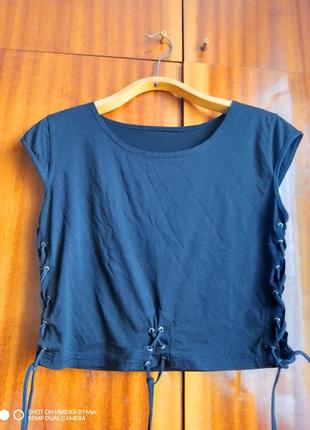 Женский топ на шнуровке р.46-48