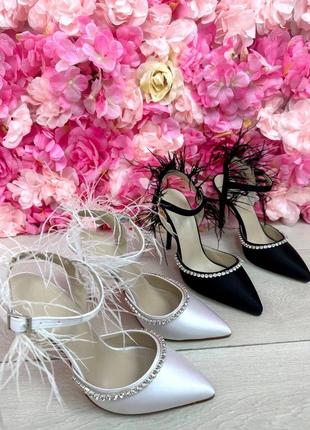 Босоножки туфли на шпильке на высоком каблуке