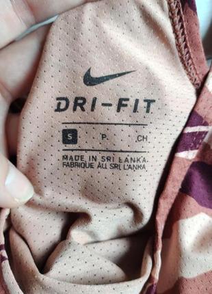 Крутая дышащая коралловая майка nike dry fit pro (оригинал)4 фото