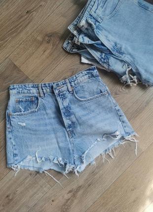 Zara шорти джинсові2 фото