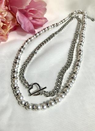 Подвійний ланцюжок, намисто