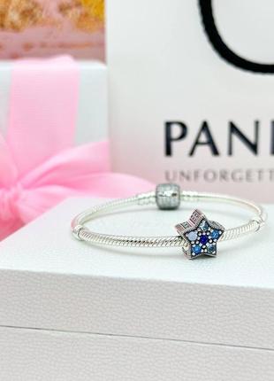 Срібний шарм пандора pandora зірка