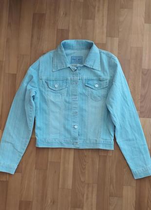Пиджак джинсовый стрейковый короткий, производитель туречки1 фото