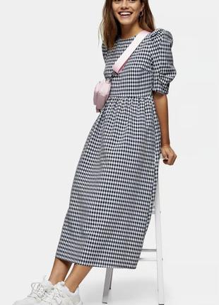 Платье topshop zara h&m Gilet asos в клеточку2 фото