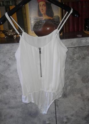 Комбидрес блузка  боди шифоновая2 фото