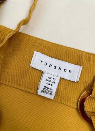 Топ блуза горчичная topshop s5 фото