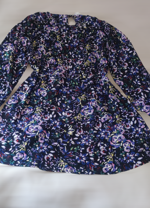 Шифоновое цветочное платье3 фото