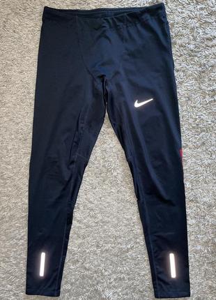 Лосини термо nike running, оригінал, розмір m/l