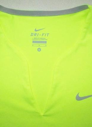 Фирменная суперовая яркая неоновая футболка nike dri-fit оригинал6 фото