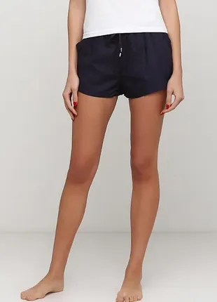 Темно-синие короткие шорты h&amp;m