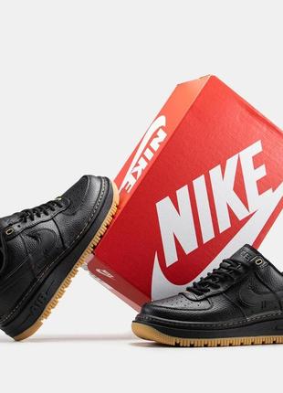 Мужские кроссовки nike air force 1 luxe black