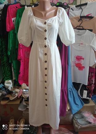 Женское брендорое платье-рубашка котон na-kd5 фото