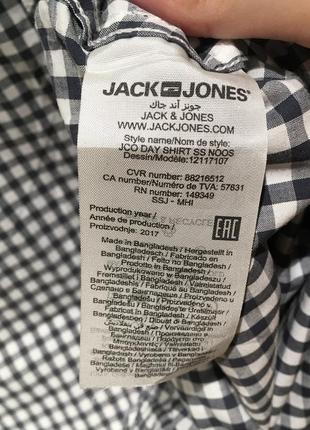 Jack & jones сорочка чоловіча нова в клітинку slim fit бавовна оригінал m4 фото