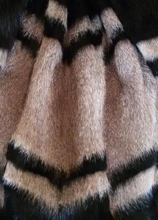 Шикарная шуба легкая,натуральный мех нутрии,меховое пальто оверсайз (нутрии )46-48 р3 фото