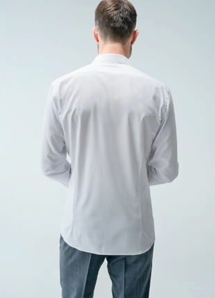 Voronin классическая белая рубашка на рост 182-188, воротник 383 фото