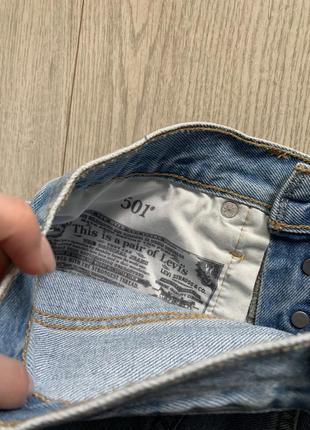 Levi’s premium джинсові шорти висока посадка10 фото
