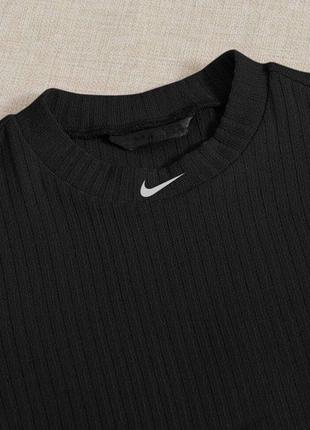 Кроп топ новый черный белый найк nike