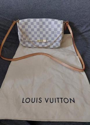 Louis vuitton  сумка,кожа+канва