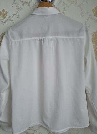 Базовая белая рубашка4 фото