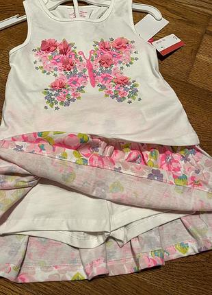 Яркий дизайнерський костюм на девочку 5-6 лет/ рост 110-116 см7 фото