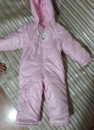Чудесный демисезонный комбинезон размер 80, весна, осень