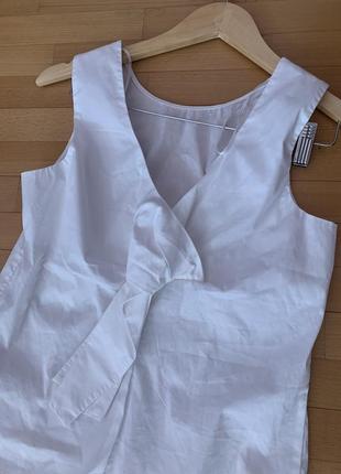 Приталенная белая блуза/топ esprit2 фото