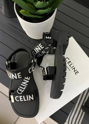 Босоножки кожа в стиле celine 🖤7 фото